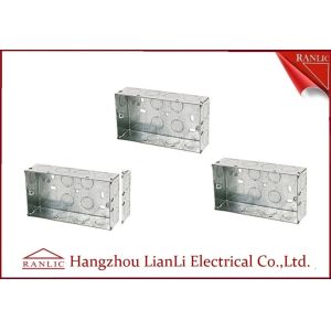 Buy cheap Custom Outdoor Waterproof Metal Electrical Gang Box Pre Galvanized product