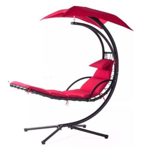 Buy cheap Outdoor Patio Chair with Canopy Swing and Customized Color Hanging Chaise Sun Lounger from wholesalers