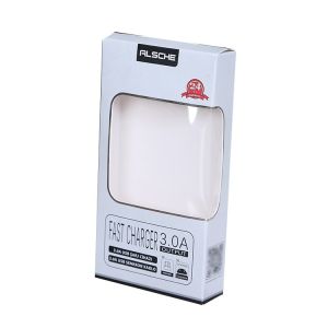 Custom White Cardboard Folding Paper Box Data Line Packaging Electronics