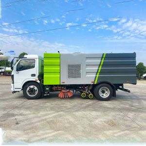 Buy cheap Customized Dongfeng 4x2 8 CBM Road Street Cleaning Sweeper Truck from wholesalers