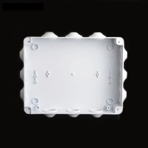 ABS Plastic Waterproof Adaptable Junction Box With Knockouts Entry Holes