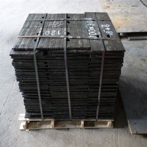 Harden Chromium Carbide Overlay Hardfaced Plate 10 + 6 Surfacing Wear Resistant