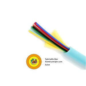 Multimode 12 Core Om3 Fibre Cable Distribution Indoor Fiber Optic Cable