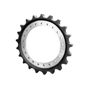 Buy cheap Customized Yellow or Black PC0505 Excavator Sprocket with HRC52-58 Surface Hardness from wholesalers