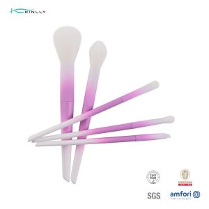 Buy cheap Travel 5pcs Plastic Makeup Brushes For Powder Contour Eyeshadow from wholesalers