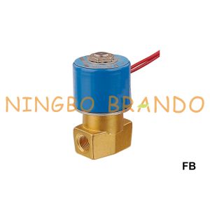 China 1/4'' 3/8'' KSD Type 2/2 Way NC Brass Solenoid Valve FB2C FB2D FB2E FB3F on sale