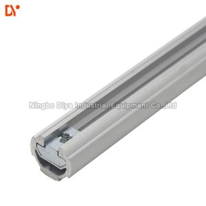 Cylindrical Profile Esd Tube Aluminium Material Grit Blast Surface For Workshop