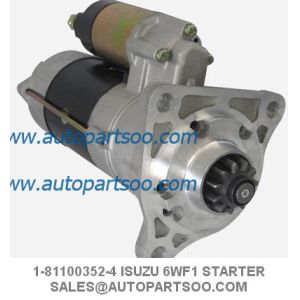Buy cheap 1-81100352-4 1-81100-352 - ISUZU CYZ 51K CXZ 81 Starters 6WF1 10PE1 24V 11T 7.1W from wholesalers