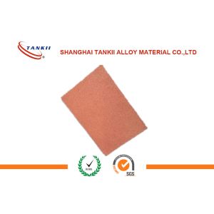 Buy cheap Open Cell Pure Copper Foam Good Electric Conductivity In Fire Retardant Material from wholesalers
