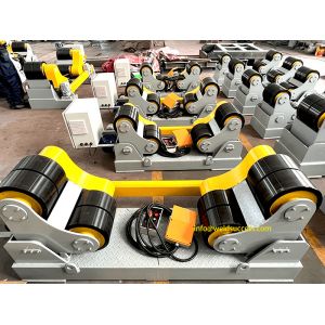 Buy cheap 60T Self Aligning Tank Turning Rolls Hevy Duty Pipe Welding Rotator 450mm*120mm 4800mm from wholesalers