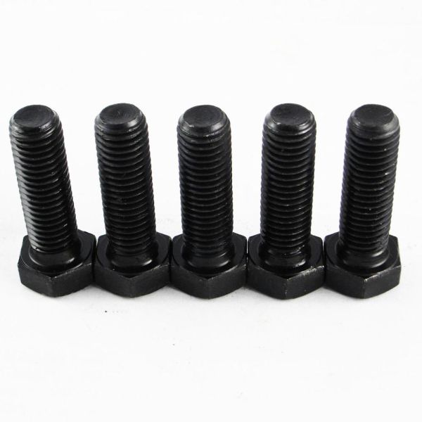 DIN933/931 Grade 8.8 10.9 12.9 Hex Black Bolts and Nuts with ISO9001 2008 Certificate