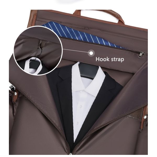 Black PU Leather Oxford Cloth Travel Duffle Bag Accept Customized Logo