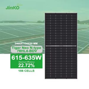 Buy cheap Full Kit 580 watt JINKO Double Glass Solar Panels with Anodized Aluminium Alloy Frame from wholesalers