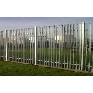 Buy cheap Security Galvanized W / D Pale Steel Palisade Fencing 1.8m Height 2.75m Width from wholesalers