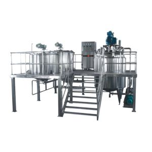 Buy cheap 100L Lotion / Cream Vacuum Emulsifying Machine For Homogenizing Mixing from wholesalers