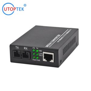 Buy cheap 1X 10/100 base-Tx to 1X 100base-Fx (1310nm SMF 20km Dual SC) Unmanaged fast Ethernet Fiber Media Converter product