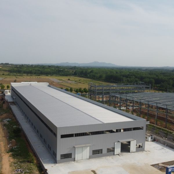 Quality Prefabricated Steel Frame Warehouse with H Section Beams for sale