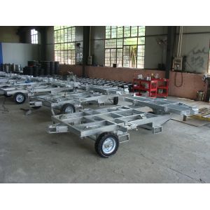 Buy cheap Flexible Container Pallet Dolly Customize Color Loading / Unloading Function from wholesalers