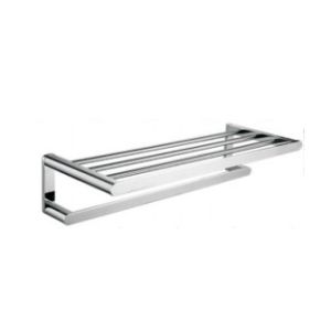 Buy cheap Double Towel Rack85111B-Square &Brass+SS304&Chrome color& Bathroom Accessory&fittings&Sanitary Hardware from wholesalers