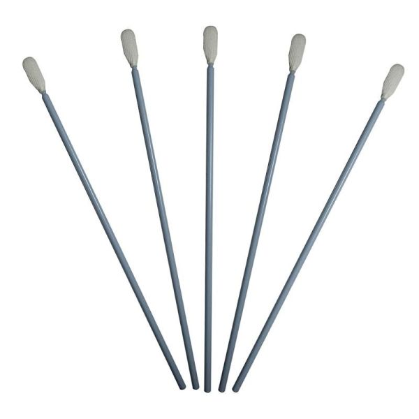 6" Cleanroom Foam Tip Cleaning Swabs Electronics Polyester Tip Non Linting