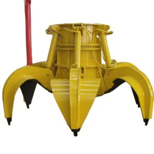 Buy cheap Electric Hydraulic Orange Peel Bucket Excavator Mechanical Grab from wholesalers