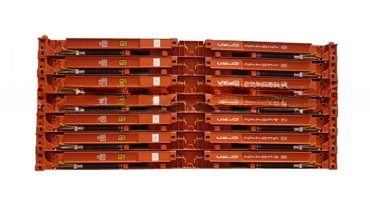 20ft 20 ft 20 Flat Rack Flatrack Container Ocean Shipping Containers Tare Weight 2750KGS Floor 28mm Plywood Floor