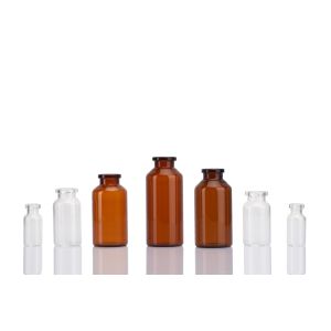 Buy cheap 1ml Empty Clear Amber Low Borosilicate Tubular Glass Vial from wholesalers