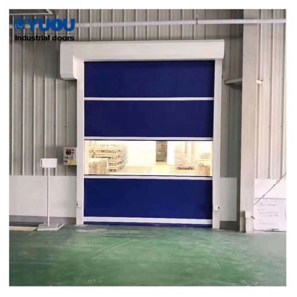 Quality Car Wash 1.0mm High Speed Roller Shutter Door With Radar Sensor And Pull Switch for sale