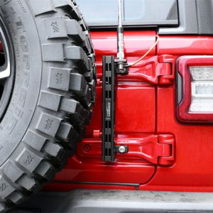 Aluminum Alloy Flagpole Holder and Radio Wire Bracket for Jeep Wrangler JL