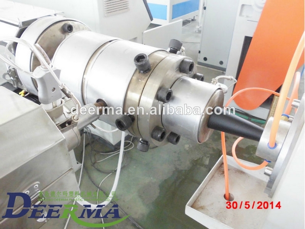 80Kg/H - 120Kg/H Polyethylene Pipe Extrusion Machine 20 - 63 Mm Polyethylene Extruder Machine