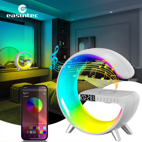 Quality Voice Control G Speaker Lamp with Portable Design and RGB Light Color for sale