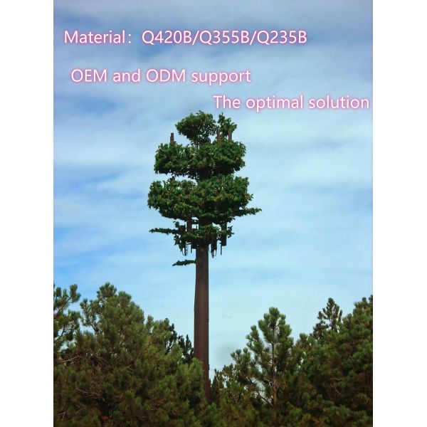Buy cheap Palm Tree Fake Tree Cell Tower Camouflaged Telecommunication 5-80M from wholesalers