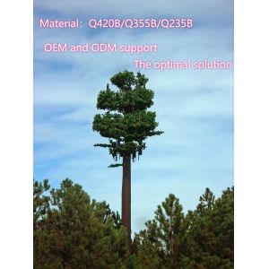 Buy cheap Palm Tree Fake Tree Cell Tower Camouflaged Telecommunication 5-80M from wholesalers