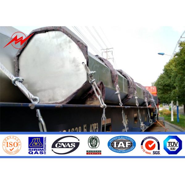 Buy cheap 90ft 100ft 110ft Power Distribution Poles With Galvaniztion from wholesalers