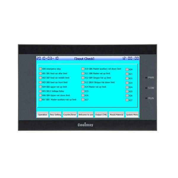 Quality 5 Inch Touch Screen HMI PLC Combo 32 Bit HMI PLC Controller Max 4AI/2AO for sale