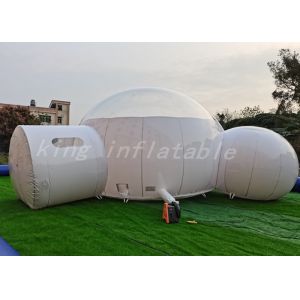 Buy cheap Semi Transparent 6m Inflatable Bubble Tent With Tunnel Bathroom from wholesalers