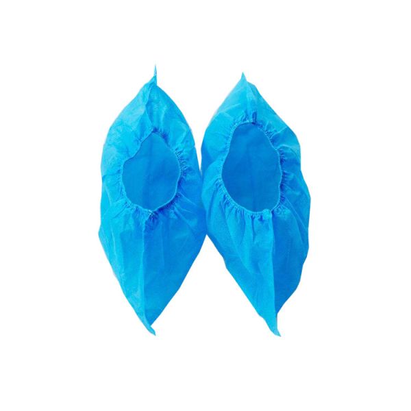 Disposable Medical Items Non-Skid Dust Isolation Protective Shoes Cover with ISO CE cert produced in blue green color