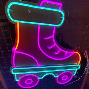 Buy cheap AC100V 8x12mm Micro Neon Sign Cuttable Roller Skate Cuttable Neon Sign from wholesalers