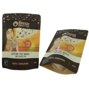 Buy cheap Custom Kraft Paper Herb Packaging Pouch Zipper Stand Up Laminated Bag from wholesalers