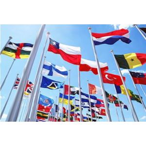 Buy cheap School Segmented Telescoping Flag Pole , Detachable Retractable Flag Pole from wholesalers