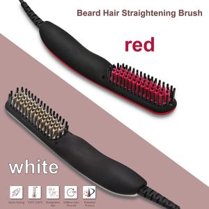 Buy cheap ROHS Ceramic Coated Teeth 2-In-1 Beard Straightener Brush from wholesalers