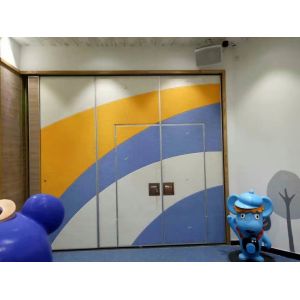 Fabric Surface MDF Office Partition Wall with Hanging System / Sliding Track