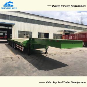 Buy cheap 120 Tons Lowbed Semi Trailer 6 Axle HG60 Material from wholesalers