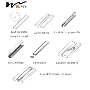 Buy cheap U Shape Led Aluminum Profile LED Strip Light Parts Aluminum Channel For Led Strips from wholesalers