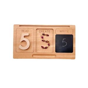 Montessori Early Education Toys Number Tracing Board Learning Penmanship