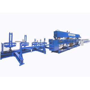 Automatic Steel Bar Roof Truss Machinery Lattice Welding 12 M Every Min