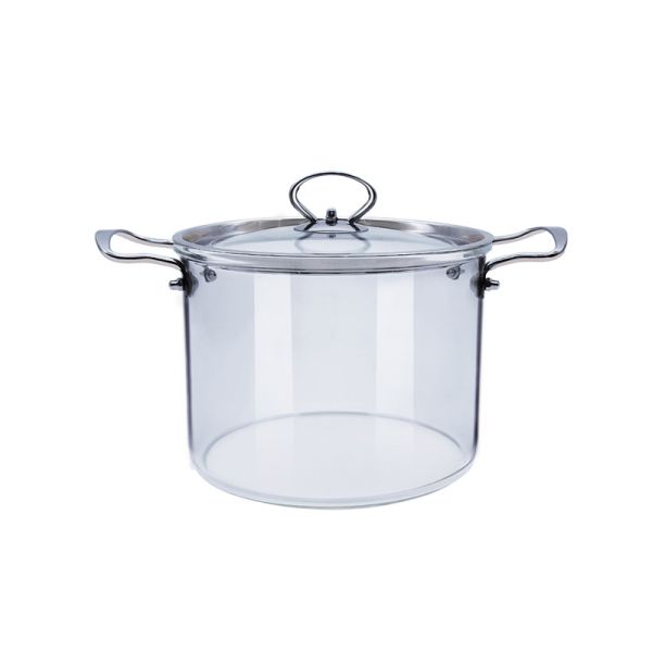 Buy cheap 2.3L 3.5L Transparent Borosilicate Glass Soup Pot from wholesalers
