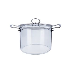 Buy cheap 2.3L 3.5L Transparent Borosilicate Glass Soup Pot from wholesalers