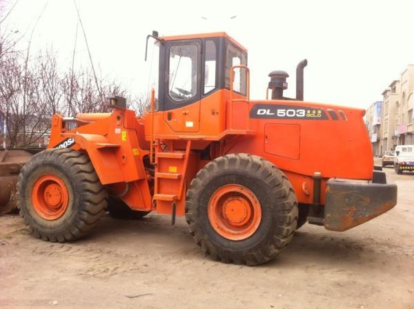 Quality DOOSAN DL503 Rubber Tired Front End Loader 16.8T Operat Weight 3m3 Bucket Volume for sale
