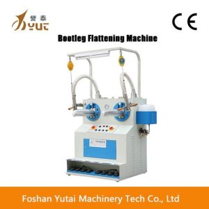 High Leg Boots Flattening Equipment 0.6KW With Thermostatically Control